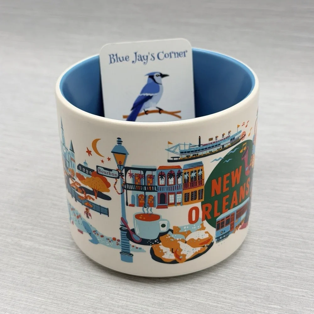 Starbucks New Orleans Mug Discovery Series 2024 Stackable Coffee Cup 14oz